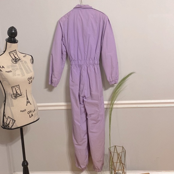 VTG Anoralp Schmello Designer Size 8 Purple Skiwear France Snow Suit - Picture 5 of 14
